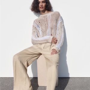 Zara Combination Knit Sweater